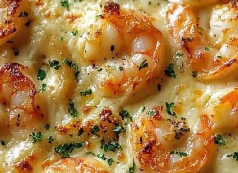 Shrimp Scampi Bake
