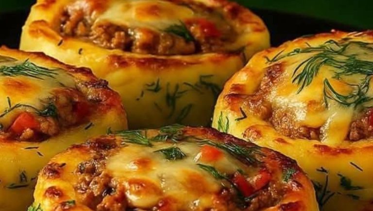 Stuffed Mashed Potato Nests Recipe