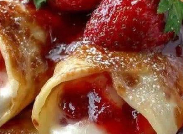 Strawberry Chimichangas